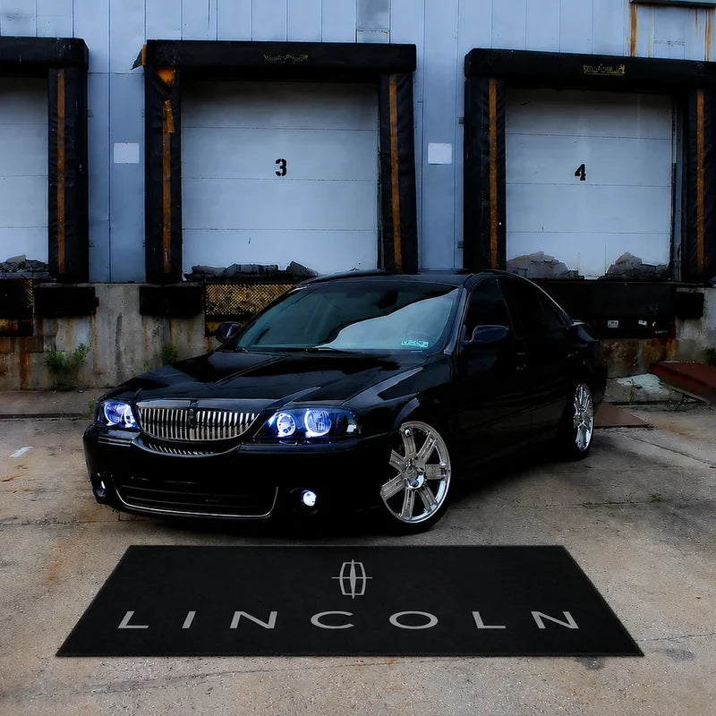 Lincoln Logo personalized automotive display mat