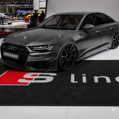 Audi Logo automotive rug 150x220 cm