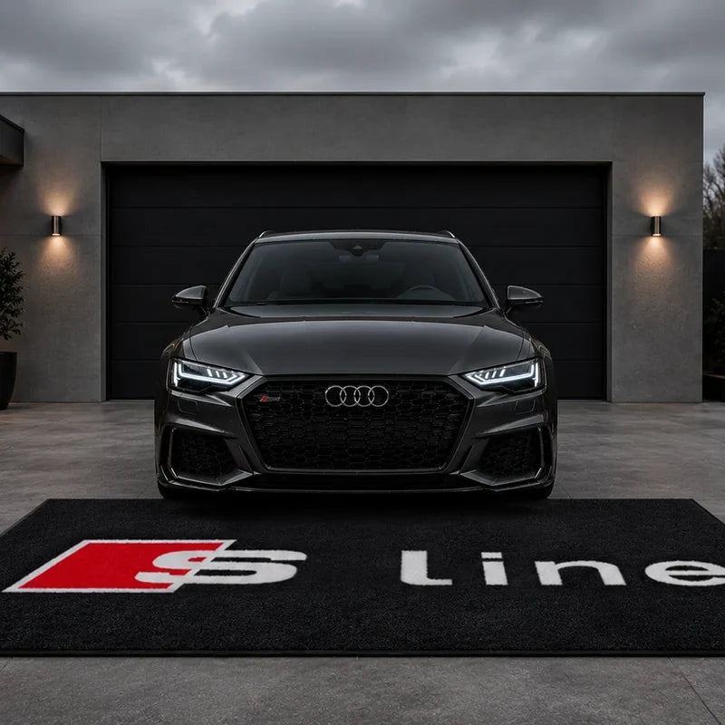 Audi Logo personalized automotive display mat