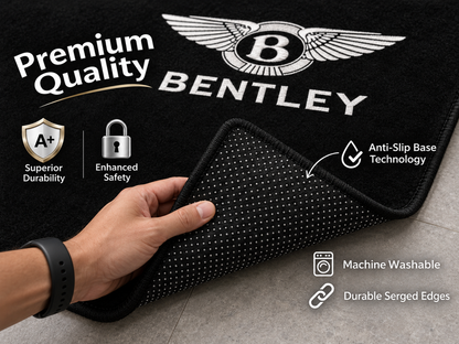 Bentley Logo automotive rug 150x220 cm