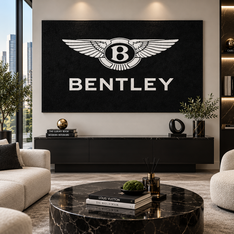 Bentley Logo personalized automotive display mat