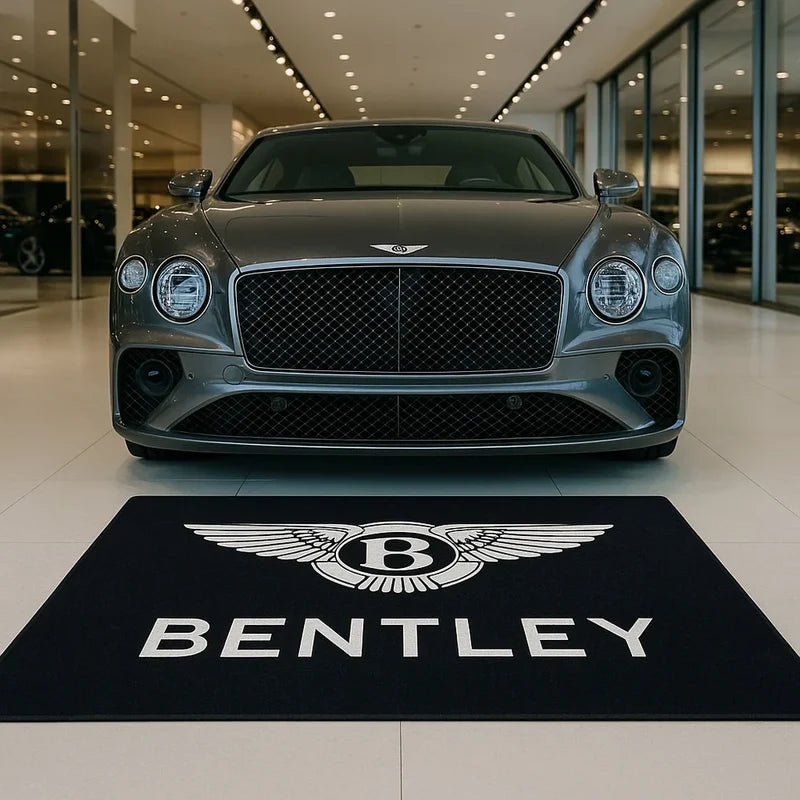 Bentley Logo Car Rug with non-slip backing