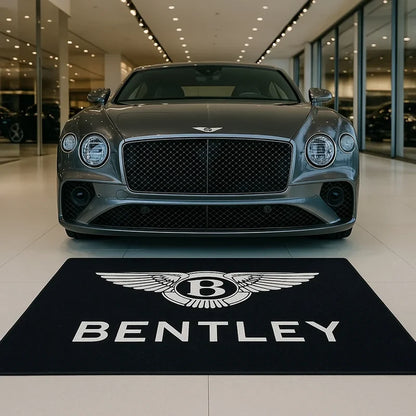 Bentley Logo Car Rug with non-slip backing