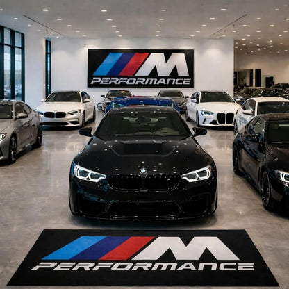 BMW M Performance luxury rug for showroom and office