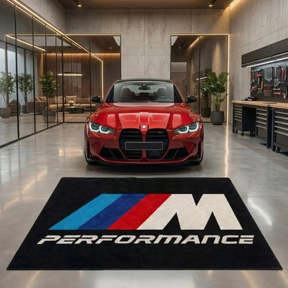 BMW M Performance garage rug for collector space