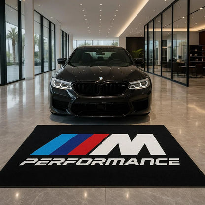 BMW M Performance Car Rug 59x87 inch display mat
