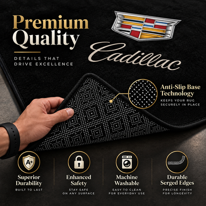 Cadillac automotive rug 150x220 cm
