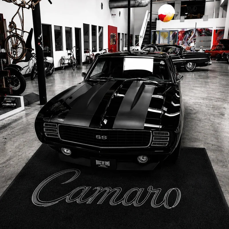 Chevrolet Camaro personalized automotive display mat