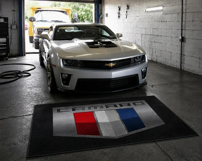 Camaro Car Rug with non-slip backing