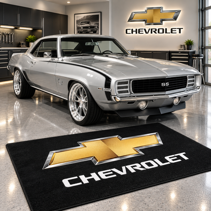 Chevrolet Car Rug for garage and showroom