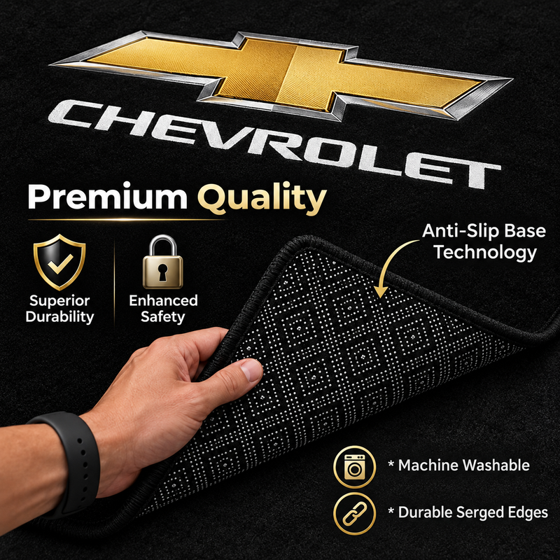 Chevrolet automotive rug 150x220 cm