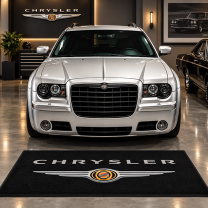 Chrysler Logo Car Rug custom automotive display mat