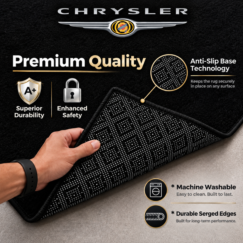 Chrysler garage display mat for collector space