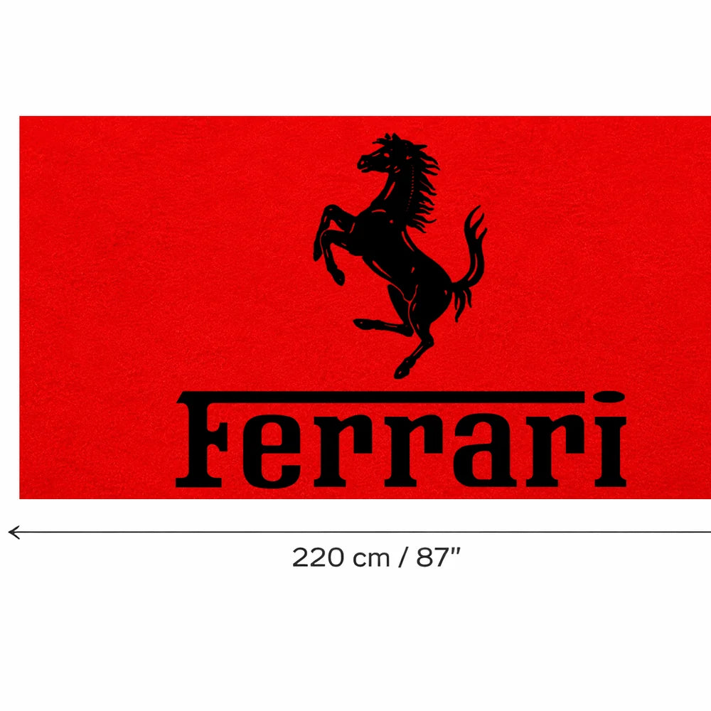 Ferrari Horse automotive rug 150x220 cm