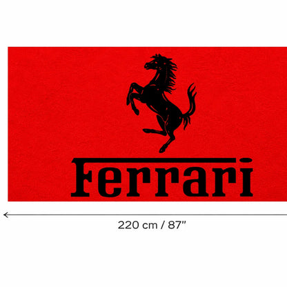 Ferrari Horse automotive rug 150x220 cm