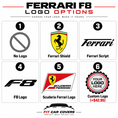 Ferrari F8 Indoor Car Cover | Custom Tailored Fit