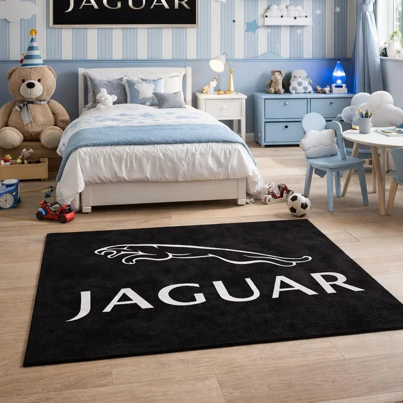 Jaguar Logo automotive rug 150x220 cm