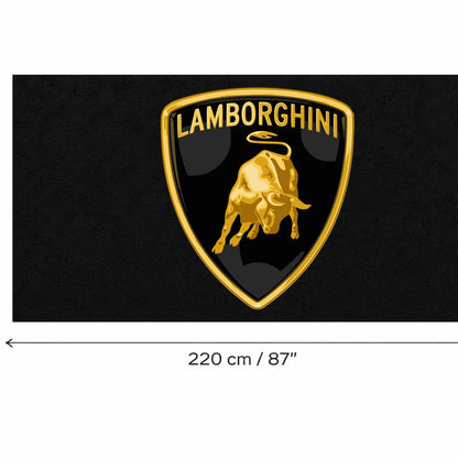 Lamborghini automotive rug 150x220 cm