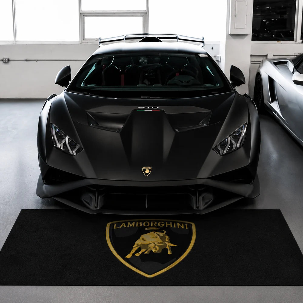 Lamborghini Car Rug for supercar display