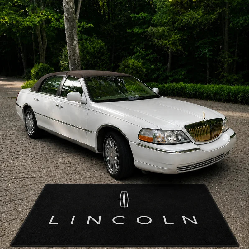 Lincoln Logo automotive rug 150x220 cm