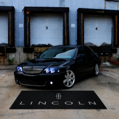 Lincoln Logo personalized automotive display mat