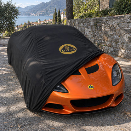 Black Lotus indoor car cover custom tailored fit