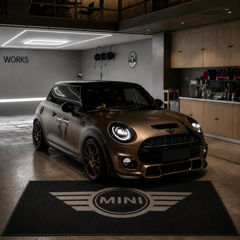 MINI Cooper Car Rug custom automotive display mat
