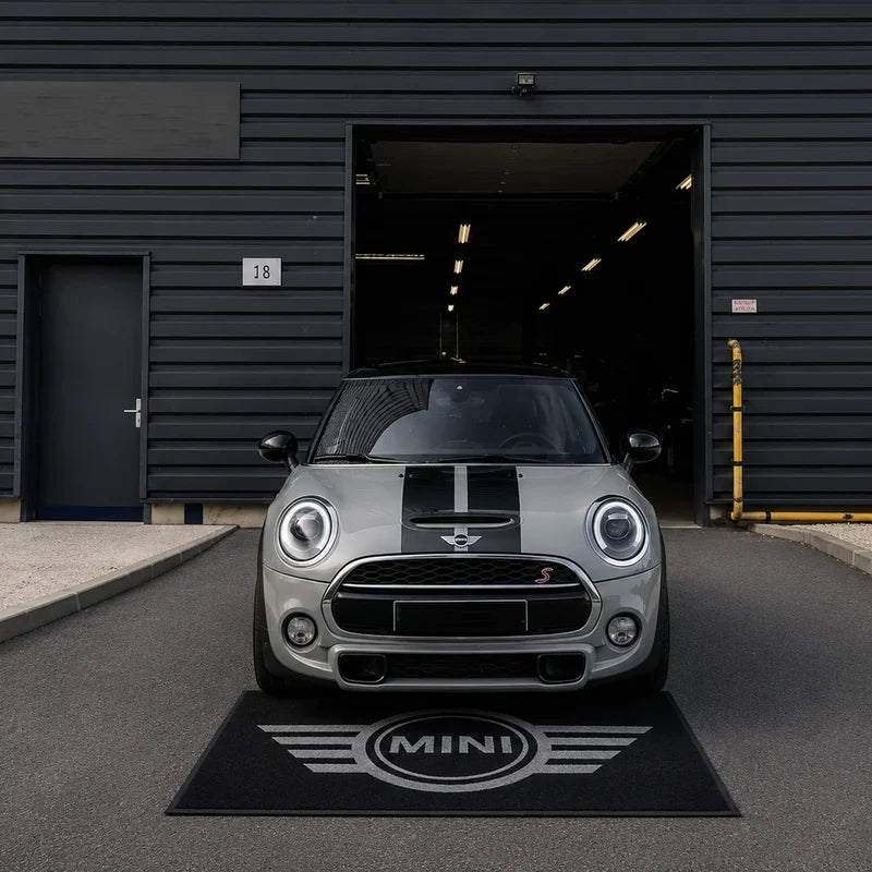 MINI Cooper Car Rug with professionally finished edges