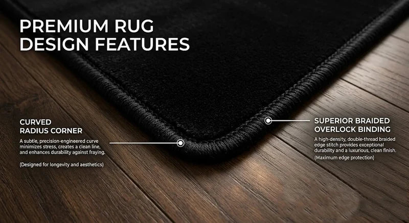 Ford Mustang Shelby Car Rug for garage and showroom