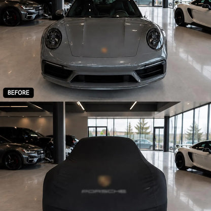 Porsche 911 indoor car cover fit and fabric details