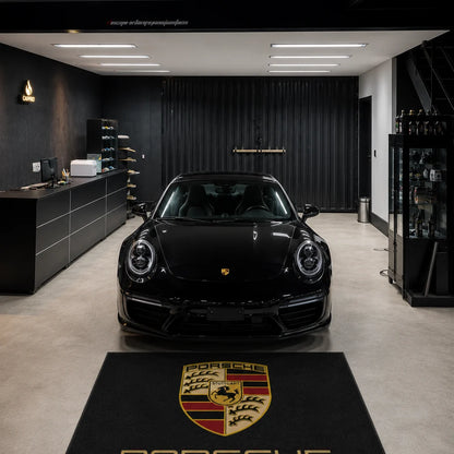 Porsche Luxury Logo Rug & Display Mat | 150×220 cm