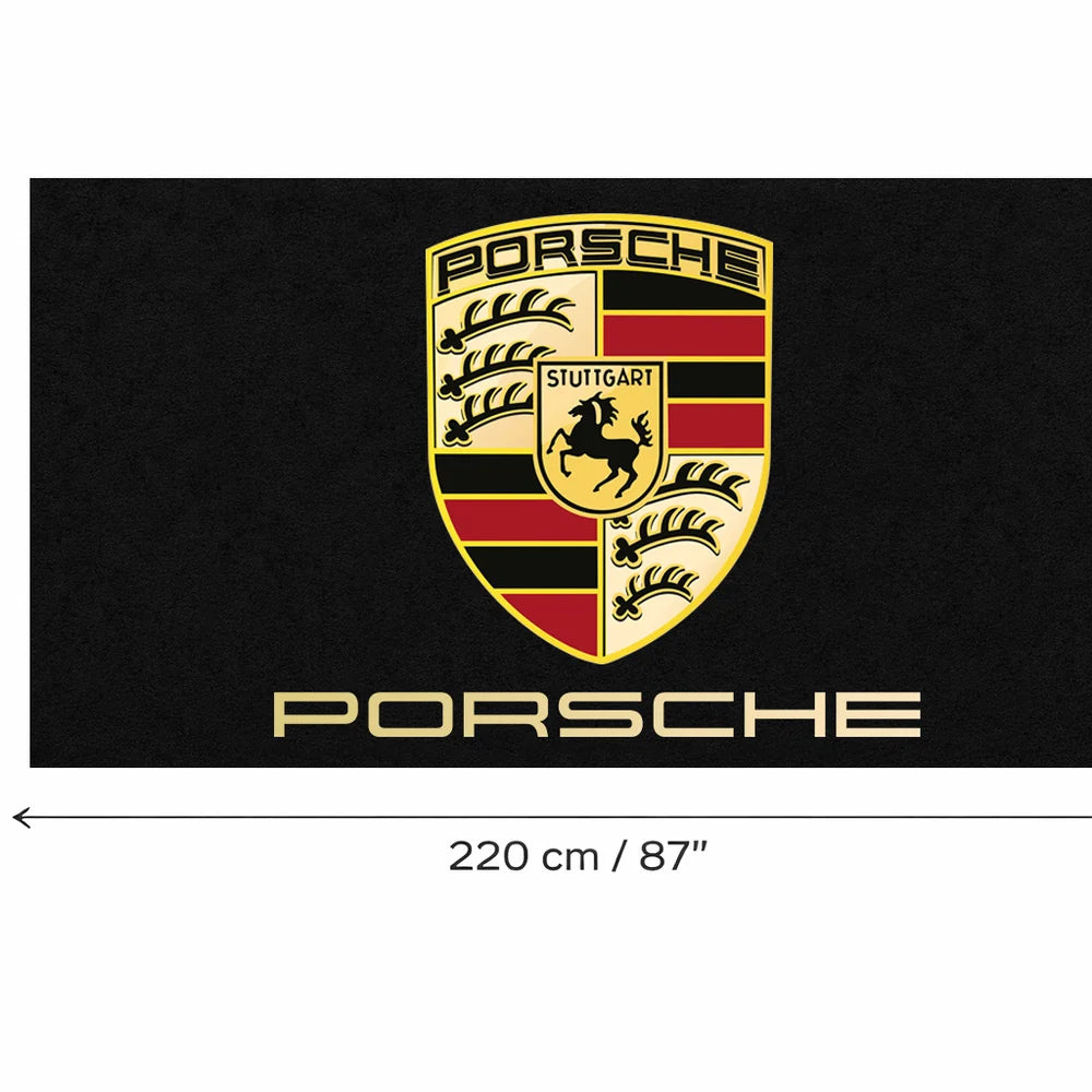 Porsche Luxury Logo Rug & Display Mat | 150×220 cm