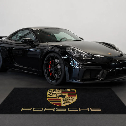 Porsche Luxury Logo Rug & Display Mat | 150×220 cm