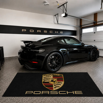 Porsche Luxury Logo Rug & Display Mat | 150×220 cm